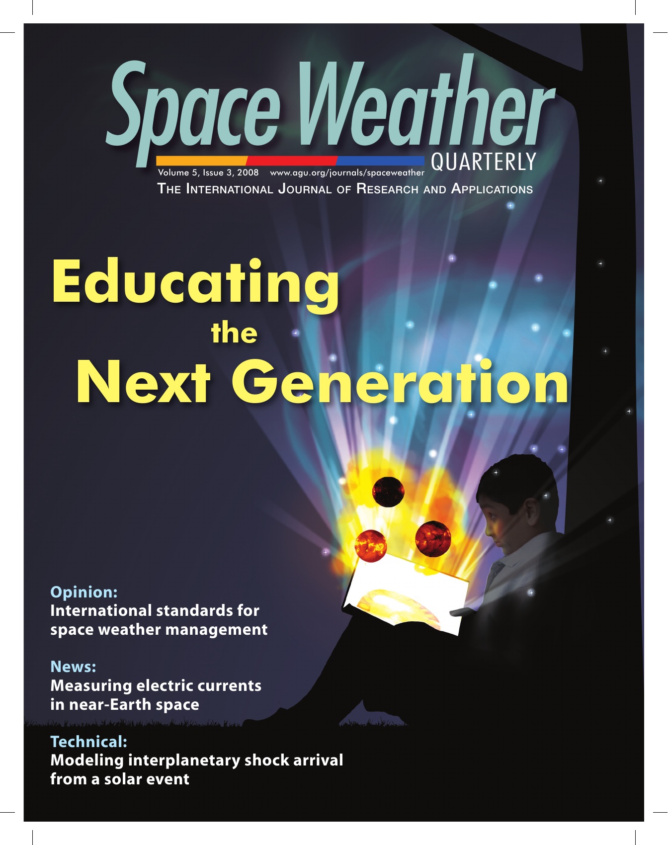 Educating the Next Generation Space Weather Quarterly cover